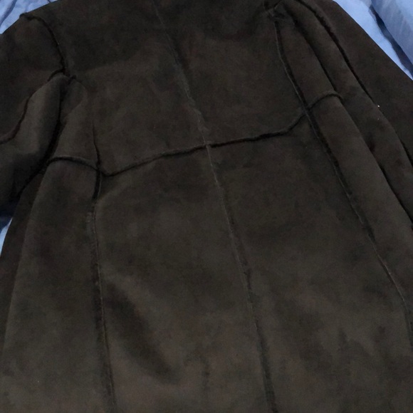 Charter Club black fur-lined coat - Picture 8 of 9